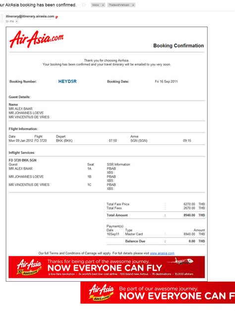 airasia international flight booking.